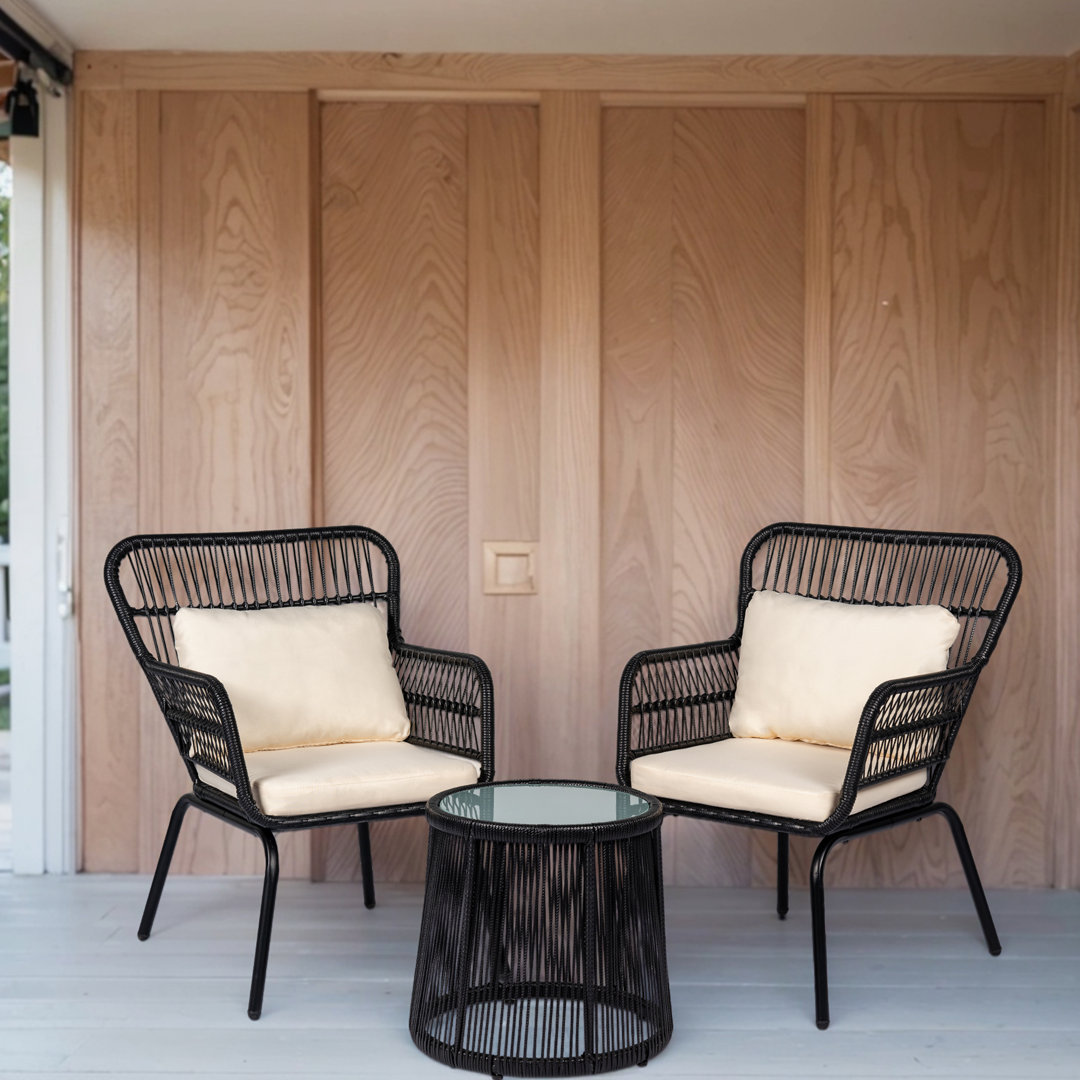 Dawna 3 Piece Seating Group with Cushions